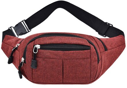30 # Vrouwen Mannen Taille Zakken Toevallige Heuptasje Mannen Vrouwen Simple Leisure Oxford Sport Fitness Taille Packs Sac banane