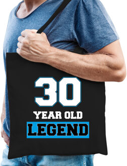 30 year old legend verjaardag cadeau tas zwart voor volwassenen - Verjaardag / cadeau tas
