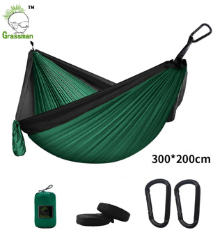 300*200cm Portable Camping Parachute Hammock Survival Garden Outdoor Furniture Leisure Sleeping Hamaca Travel Double Hanging Bed