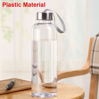 300/400/500Ml Draagbare Water Flessen Plastic Transparante Lekvrij Water Cup Drinken Fles Voor Outdoor Sport Reizen drinkware