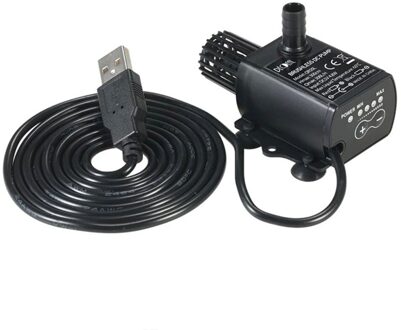 300/400L/H Dc 5V 12V Usb Borstelloze Motor Watercirculatie Wassen Pomp Dompelpomp voor Aquarium Fontein Aquarium