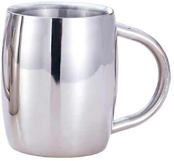 300/430 Ml Roestvrij Staal Koffie Mok Beer Cup Double Wall Thermo Mok Wijn Tumbler Reizen Mokken Voor Thee Koffie Cup 430ml