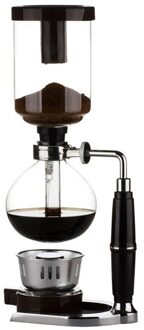 300/500 Ml Japanse Stijl Sifon Koffiezetapparaat Glas Pot Thuis Diy Filter Manual Koffiezetapparaat Koffiezetapparaat Filter zwart 300ml