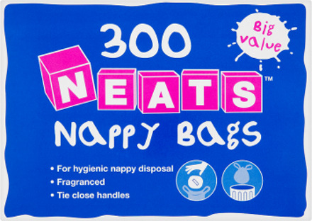 300 Luierzakjes - Geparfumeerd