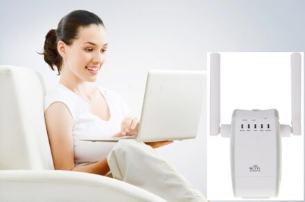 300 Mbps Draadloze Mobiele Hotspot WiFi Router voor Kleine Business/Office/Home