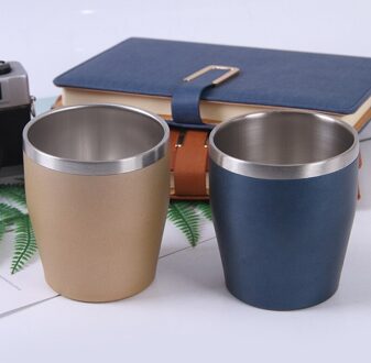 300 ml Rvs Bier Cup Dubbele Wand Vacuüm Geïsoleerde Reizen Koffie Mok Cup Onbreekbaar Bier Mok voor Home Office picknicks Rood