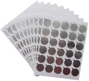 300 PCS Disposable Glue Stickers Stickers Extend Disposable Grafted Eyelash Extension Glue Holder Pallet Glue Tin Foil Gasket