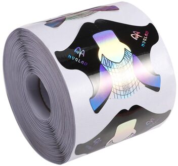 300 Pcs Nagel Sticker Frenchtips Acryl Uv Gel Extension Curl Vorm Builder Gel Sticker Art Guide Mold Manicure Stencil