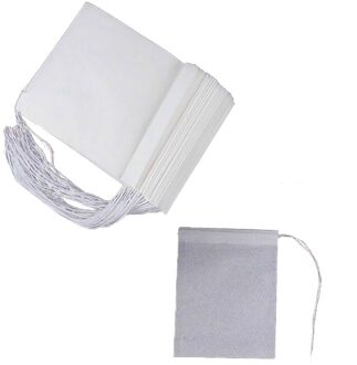 300 Pcs Trekkoord Thee Filter Zakken, Wegwerp Lege Katoenen Filter Zakken Voor Losse Thee