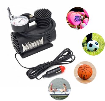 300 Psi Draagbare Digitale Tire Pomp Autoband Inflator Auto Luchtcompressor Met Manometer Voor Auto Fiets Bal Rubber dinghy