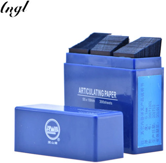 300 Sheet / Box Dental Blue Articulating Paper Strips Dentistry Lab Material Oral Teeth Whitening Material 55*18mm Dental Tools