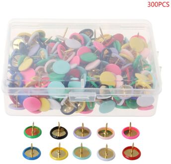 300 Stuks Home Office Tekening Pinnen Punaise Punaise Kurk Boord Push Pin Foto Muur Kaart Markers Gemengde Kleur U4LD