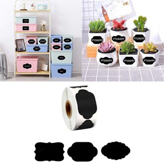 300 Stuks Krijtbord Labels, Herbruikbare Uitwisbare Sticker Verwijderbare Krijtbord Sticker Voor Decorating Potten Spice Schoolbord Labels