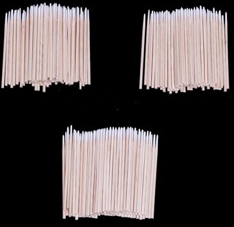 300 Stuks Tampons Make Stok Wees Swabs Permanente Make-Up Oor Schoonmaken Wattenstaafjes Top