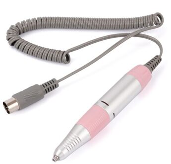 30000Rpm Electric Nail Art Boor Pen Handvat Bestand Polish Grind Machine Handstuk Manicure Pedicure Tool Nail Art Accessoires roze