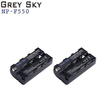 3000Mah NP-F550 Np F550 NPF550 Batterij + Lcd Oplader Voor Sony NP-F330 NP-F530 NP-F570 NP-F730 NP-F750 Hi-8 GV-D200 L10 2 accu