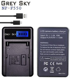 3000Mah NP-F550 Np F550 NPF550 Batterij + Lcd Oplader Voor Sony NP-F330 NP-F530 NP-F570 NP-F730 NP-F750 Hi-8 GV-D200 L10