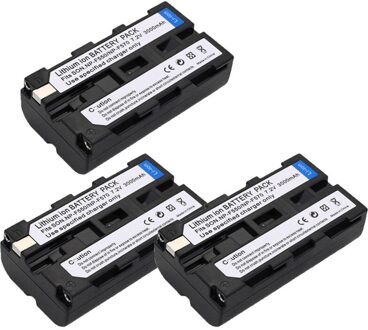 3000Mah NP-F550 Np F550 NPF550 Oplaadbare Li-Ion Batterij Pack Voor Sony NP-F330 NP-F530 NP-F570 NP-F730 NP-F750 Hi-8 3accu