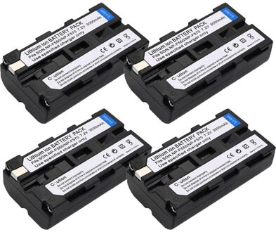 3000Mah NP-F550 Np F550 NPF550 Oplaadbare Li-Ion Batterij Pack Voor Sony NP-F330 NP-F530 NP-F570 NP-F730 NP-F750 Hi-8 4accu