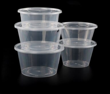 3000Ml Maaltijd Prep Containers Plastic Voedsel Containers Met Deksels Outdoor Draagbare Bento Lunchbox transparant