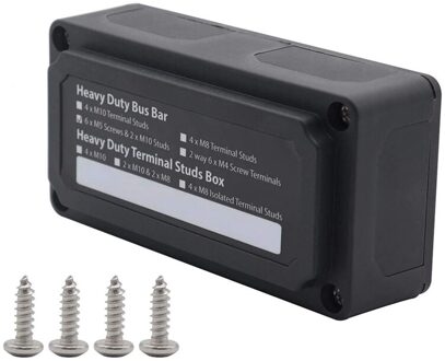 300A Rail Doos Algemene Modificatie Bus Bar Bus Doos Hoge Stroom Doos Terugkeer Heavy Duty Duurzaam Rail Case