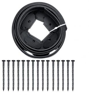 300Cm/500Cm Plastic Tuin Gazon Bloem Bed Hek Landschap Rand Decor Met Pin Tuin Hek Vaste Tuin netto Luifel Gazon Rand 5m