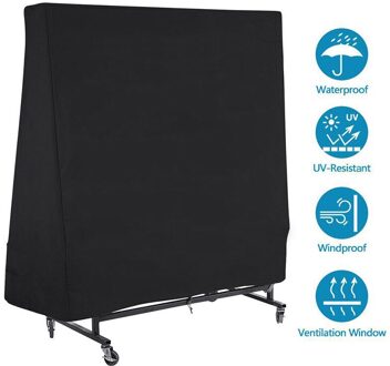300D Zware Waterdicht Uv-bestendig Pingpong Tafel Opslag Cover Tennis Pingpong Outdoor Tafel Dust Covers Protector
