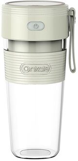 300Ml Draagbare Juicer Elektrische Usb Oplaadbare Smoothie Blender Machine Mixer Mini Sap Cup Maker Snelle Blenders Keukenmachine groen