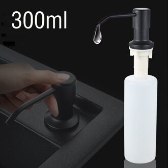 300Ml Hand Wassen Zeep Fles Aanrecht Shampoo Container Wasmiddel Rvs Voor Huishoudelijke Schoonmaken Koken