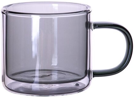 300Ml Hittebestendige Dubbele Wand Glazen Beker Bier Koffiekopje Handgemaakte Creatieve Bier Mok Thee Cup Whisky Glas cups Drinkware