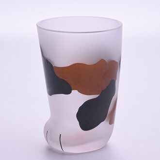 300Ml Kat Klauw Koffie Mok Cup Frosted Glas Drinkware Ontbijt Melk Thee Sap Huishoudelijke Cups Kids Koppels Meisjes 2