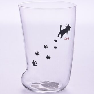 300Ml Kat Klauw Koffie Mok Cup Frosted Glas Drinkware Ontbijt Melk Thee Sap Huishoudelijke Cups Kids Koppels Meisjes 5