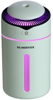 300Ml Luchtbevochtiger Essentiële Olie Diffuser Aromatherapie Luchtbevochtiger Auto Usb Aroma Diffuser Mini Luchtbevochtiger Kleur Nachtlampje groen