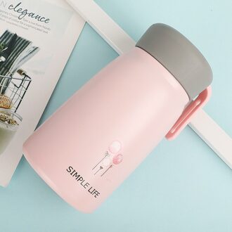 300Ml Mini Koffie Thermosflessen Mooie Rvs Thermos Draagbare Reizen Waterfles Geïsoleerde Thermische Fles 2