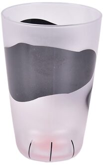 300Ml Mok Hittebestendig Glas Kat Cup Tijger Voeters Kantoor Matte Kat Voeters Creatieve Melk Koffie Cup leuke Kinderen Drinken Fles 2