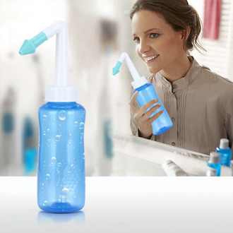 300ML Neti Pot Nasal Wash Cleaner Nose Protector Moistens Nasal Irrigator Nozzle Cleaning Avoid Allergy Rhinitis Sinus Rinse