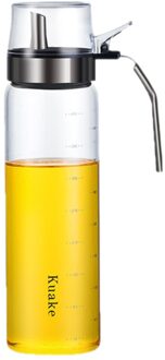 300Ml Olie Dispenser Fles Anti-Lek Glas Container Sojasaus Azijn Cruet Fles Voor Keuken Koken Bbq Bak zoals getoond 1