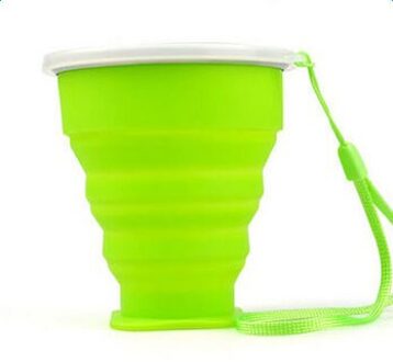 300Ml Opvouwbare Siliconen Water Cup Outdoor Tralvle Sport Drinkware Cup Sport Water Fles Drinken Glas Silicone Drink Fles 03
