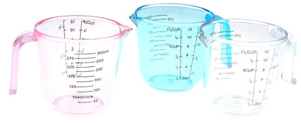 300ml Plastic Measuring Cup Jug Pour Spout Surface Kitchen Tool Supplies Quality Cup With Graduated Quality Kitchen
