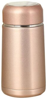 300Ml Rvs Thermosfles Draagbare Straight Isolatie Thermoskan Beste Cadeaus Voor Koppels Roze