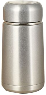 300Ml Rvs Thermosfles Draagbare Straight Isolatie Thermoskan Beste Cadeaus Voor Koppels Zilver