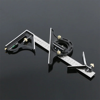 300mm Angle ruler High Precision Aluminum alloy high-grade measurement multi-function combination Joinery tool