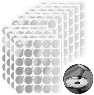 300pcs Disposable Eyelash Glue Holder Foil Pallet Eyelash Extension Glue Pads Paper Sticker Beauty Makeup Tools size 2.1cm