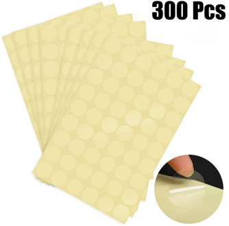 300pcs/pack Round PVC Clear Blank Stickers Waterproof for package and evenlope seal labels sticker thank you stationery sticker