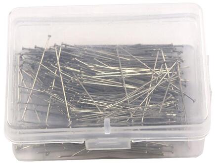 300Pcs Roestvrijstalen Rechte Pins Fine Satijn Quilten Naaister Pins 35MM Naaien Patchwork Pinnen Sieraden DIY Ambachtelijke Gereedschappen