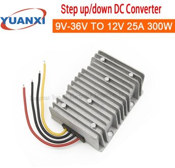 300W Step Down/Up Dc Converter 9V 12V 24V 36V Naar 12V 25A 300W 8V-40V Dc Dc Converter