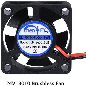 3010s 30MM 30 x 30 x 10MM 24V 2Pin DC Cooler Small Cooling Fan For 3D printer part