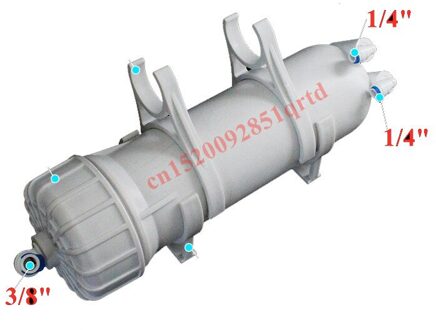 3012-400 600 Gpd Water Cartridge Behuizing Shell Voor Osmose Water Filter Systeem Osmose Cartridge Behuizing Ro Waterzuiveraar onderdelen