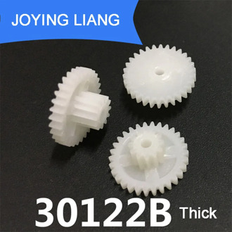 30122B Thick 0.5M Plastic POM Gear Diameter 16mm 30 Teeth 12 Teeth Double Layer Gear 2mm Hole DIY Toy Parts Accessories