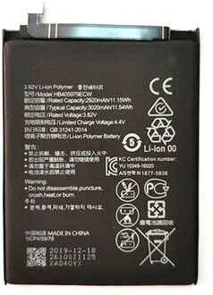 3020Mah HB405979ECW Batterij Voor Huawei Honor 6A 8A DLI-AL10 DLI-AL10B DLI-TL20 DLI-L22 JAT-LX3 LX1 L41 L29 AL00 + Tracking nummer